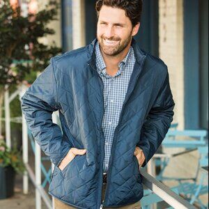 Onward Reserve Highland Quilted Jacket - Navy - Size M